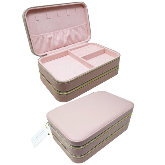 5x8 Blush Dbl Jewelry Organizer C/P 48 LESA MICHELE Jewelry Box