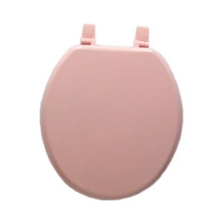 *OUTSIDE OF CA*Toilet Seat MDF Wood Pink C/P 6