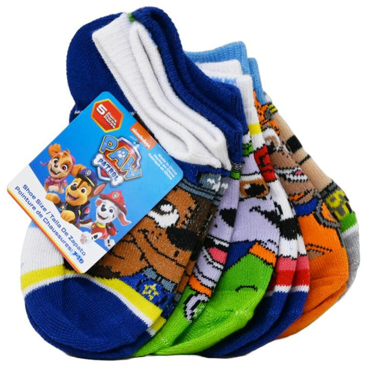 5pk PAW PATROL PAWSOME NS SOCKS SIZE 4-6 C/P 60