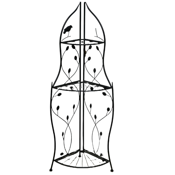 3-Tier Corner Rack 46.6"Hx16.2"Lx11.8"W C/P 5
