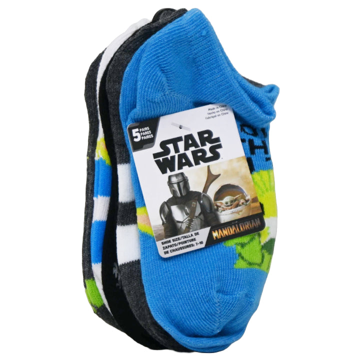 5pk THE MANDALORIAN STRONGER NS SOCKS SIZE 4-6 C/P 60