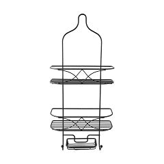 3 TIER BLACK SHOWER CADDY C/P 12