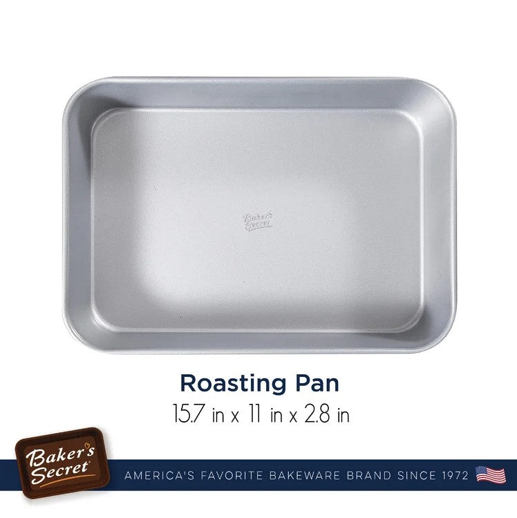 Baker's Secret Aluminized Steel Roaster 16", Superb C/P 6