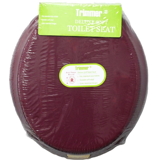 *OUTSIDE OF CA*Toilet Seat Soft Burgundy C/P 6