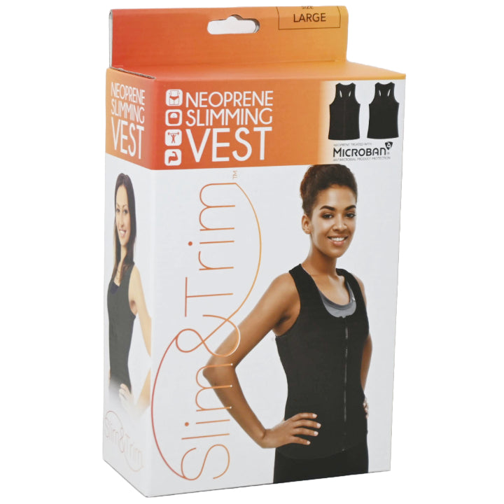 LRG JET BLACK WOMEN NEOPRENE VEST (BOXED) C/P 12