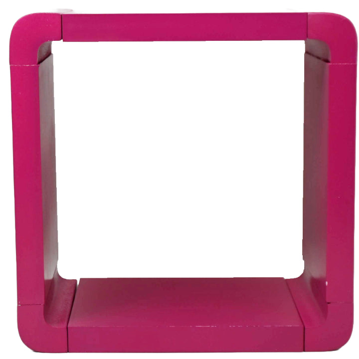 SQUARE FUSCHIA SHELF C/P 2