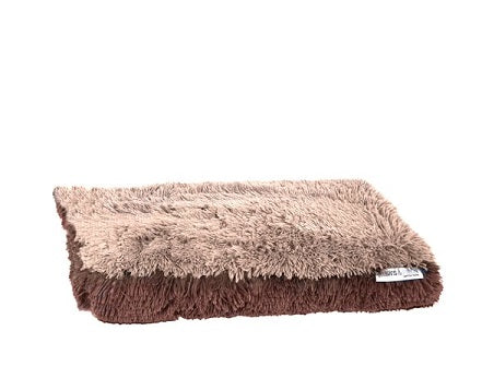 Fuzzy Pet Bed - Medium, Beige C/P 12