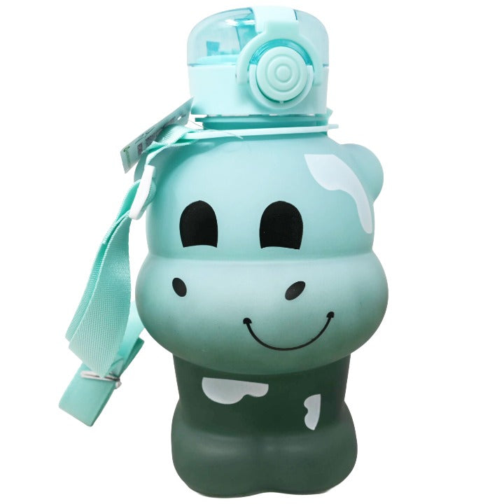 Mint Ombre Cow Bottle w/Straw C/P 24 West & 5th