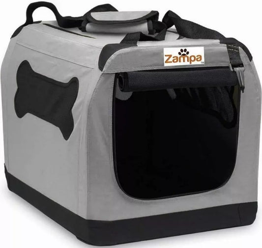 Zampa Pets Crate Grey XXXL 40"x27"x27" C/P 3