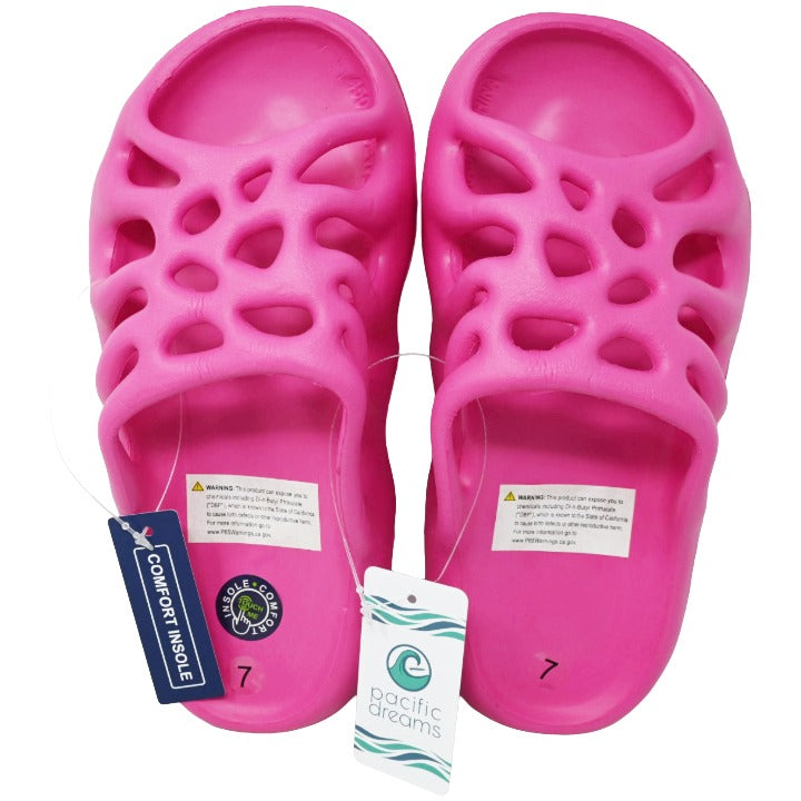 *OUTSIDE OF CA* FUCHSIA WOMEN SLIDE SANDAL 5-ASST SIZE C/P 15