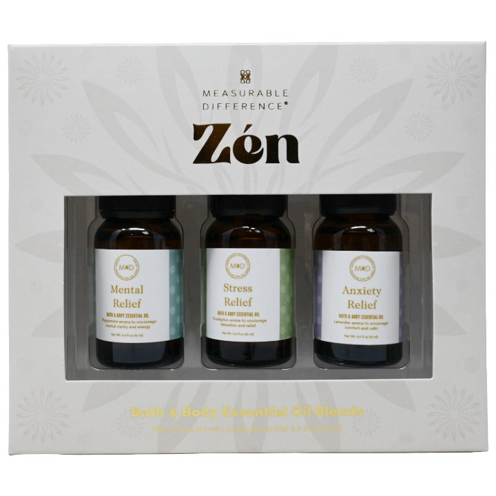 3pc Zen Essential Oil Blends Set C/P 8 Measurable Difference