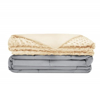 86" X 92" IVORY WEIGHTED BLANKET C/P 1