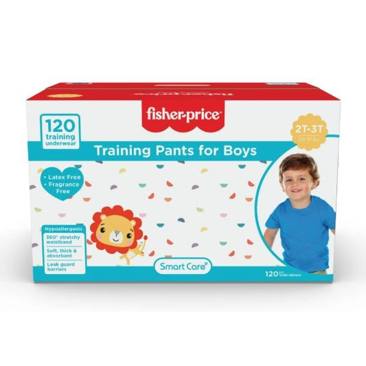 120ct  2T-3T FISHER PRICE BOYS TRAINING PANTS C/P 1