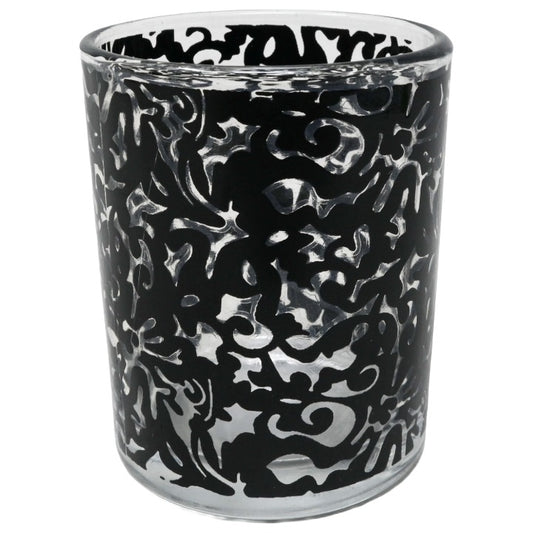 Black Glass Votive Candle Holder C/P 72 Richland