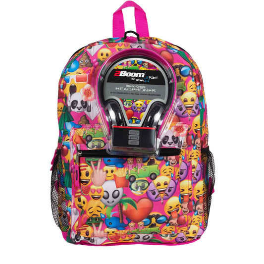 Fashion Girls Backpack with Headphones C/P 24