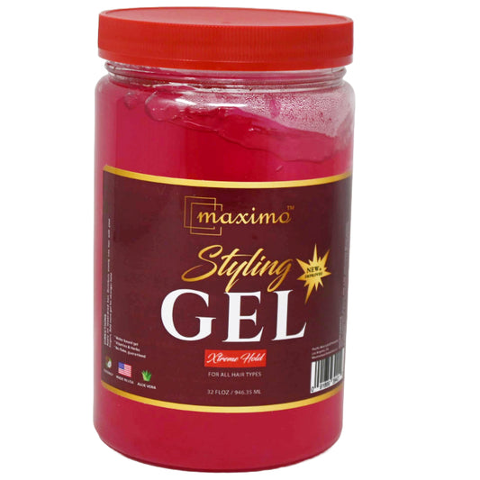 32oz Gel Maximo Firm Hold Clear C/P 12