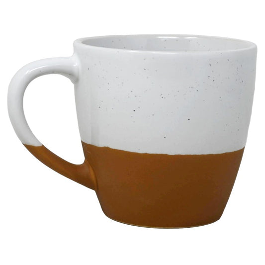 4pk Mug Set Speckle Ivory Brown C/P 6