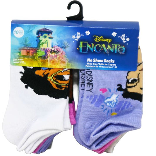 10pk ENCANTO FAMILY NS SOCKS SIZE 4-6 C/P 60