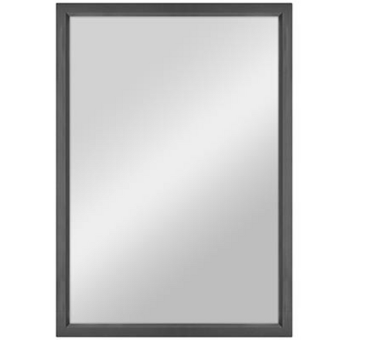 26.5x38.5" MERCER BLACK FRAMED MIRROR C/P1