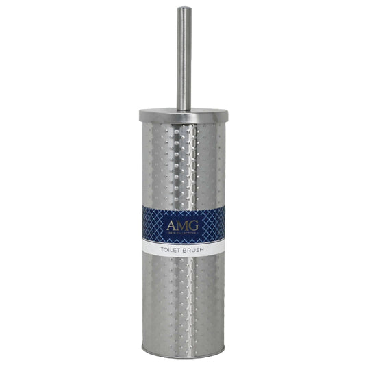 SATIN NICKEL TOILET BRUSH HOLDER C/P 12