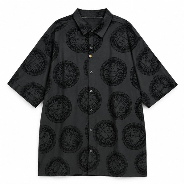 Blk SS Medusa Shirt C/P 48 Drill Clothing Co.
