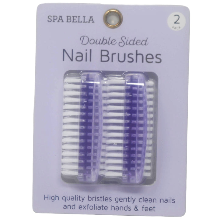 2pk DOUBLE NAIL BRUSH C/P 72