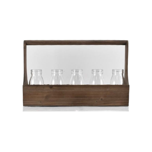 HANDLED CRATE WITH 5 BOTTLES C/P 2