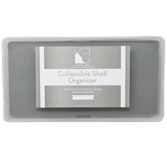 Collaspible Shelf Doubler with Grey TPR 14.25x7.48x7.01" C/P 12
