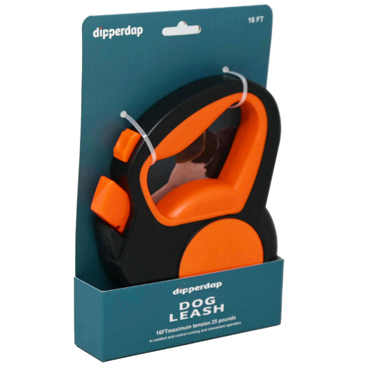 REFLECTIVE 16FT RETRACTABLE LEASH C/P 12