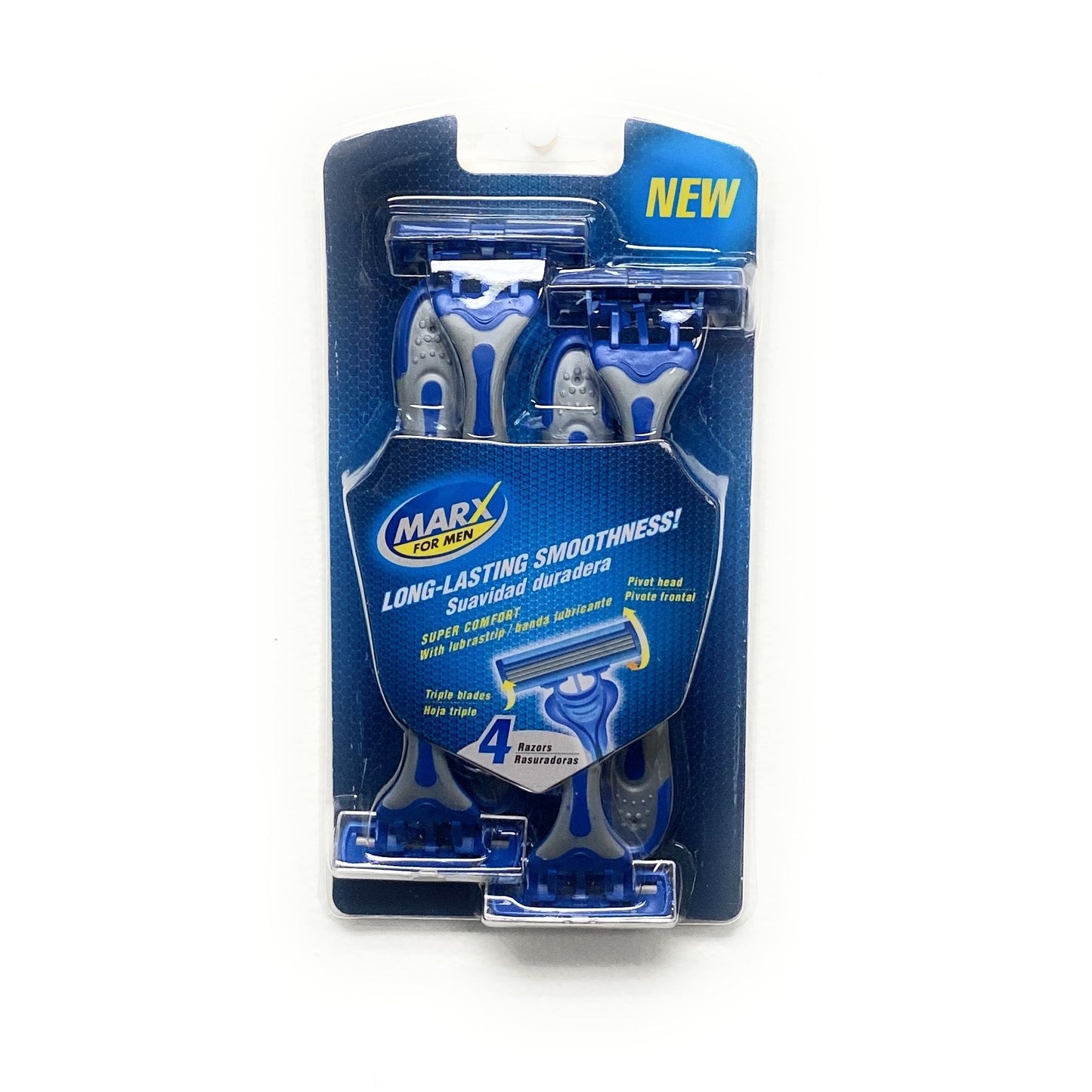 4pk MARX FOR MEN TRIPLE BLADES RAZOR C/P 36
