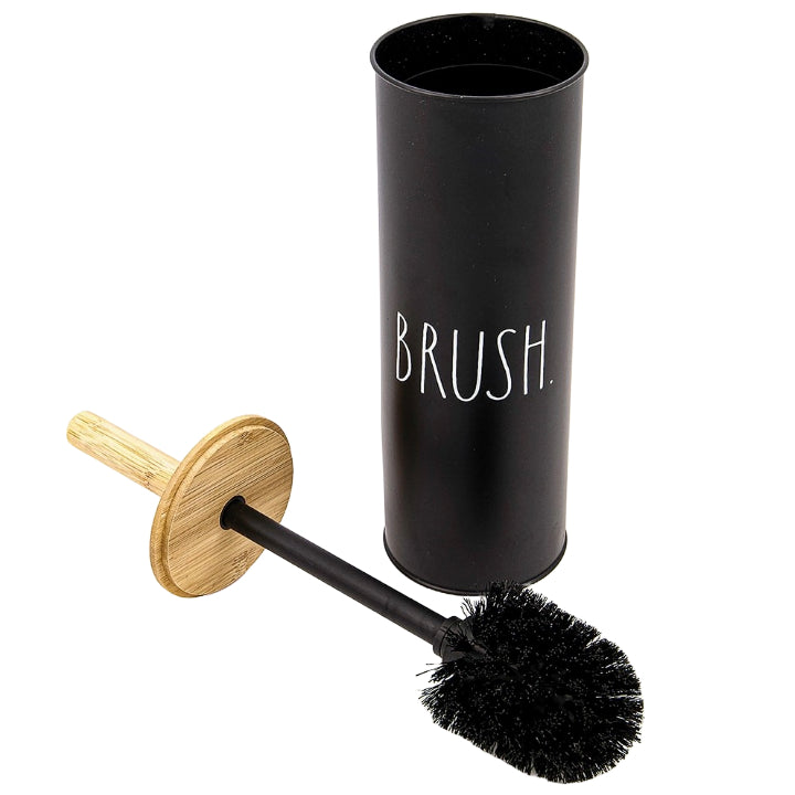 MATTE BLACK TOILET BRUSH HOLDER C/P 12