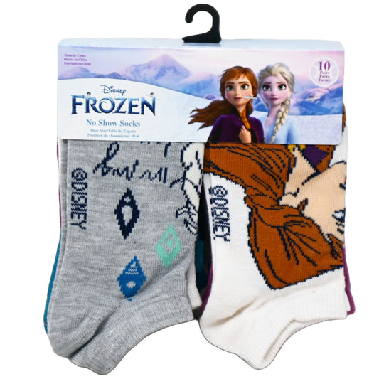 10pk FROZEN 2 IN MY ELEMENT NS SOCKS SIZE 6-8 C/P 60