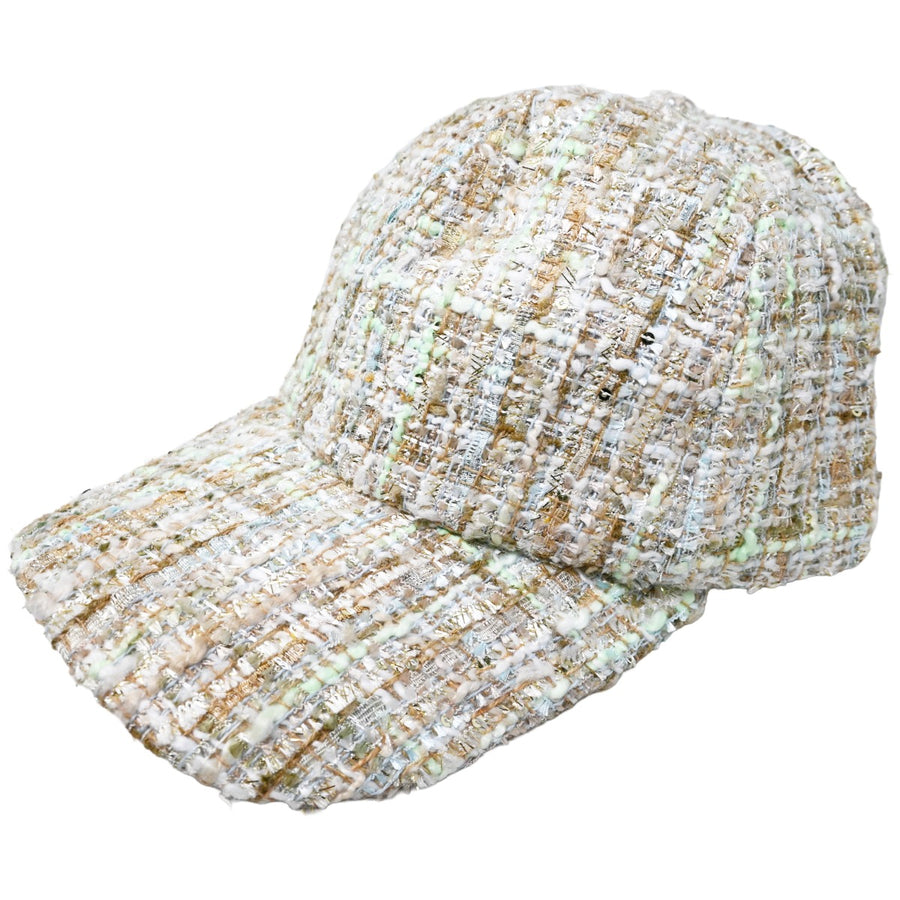 Lt Blu Tweed Cap C/P 48 Nicole Marciano