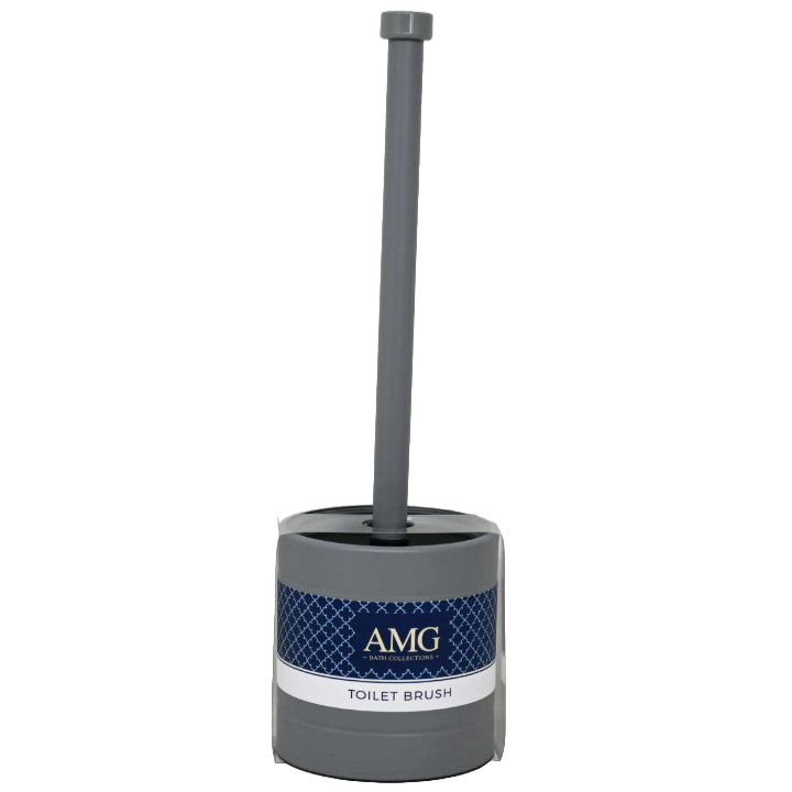 MATTE GREY TOILET BRUSH HOLDER C/P 12