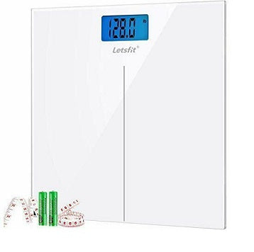 DIGITAL WHITE BATH SCALE C/P 1