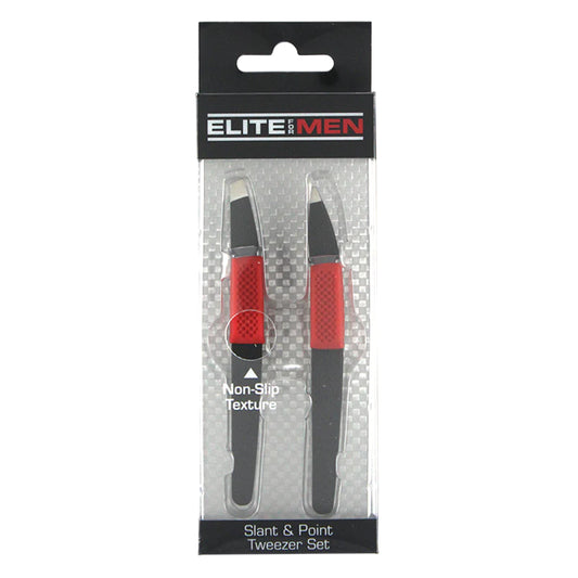 2pk MEN SOFT TOUCH TWEEZERS C/P 144