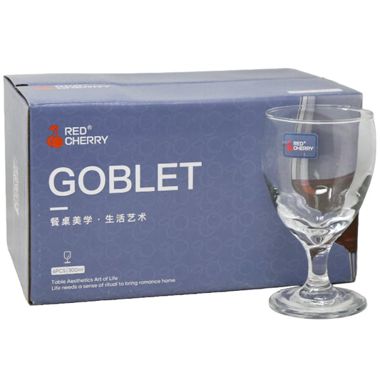 6pc 9.86oz WINE GLASS-GIFT BOX C/P 8