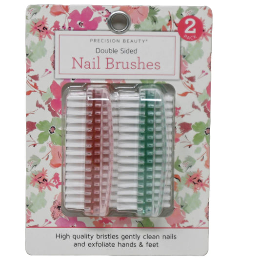2pk DOUBLE NAIL BRUSH C/P 72