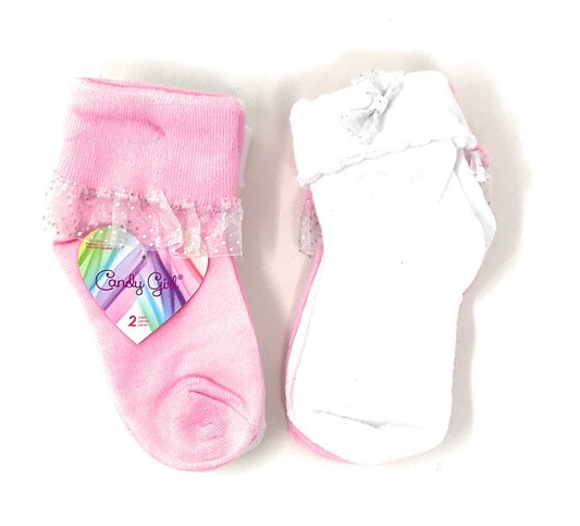 4-6 2PK CG DOTTED TURNCUFFS C/P 60