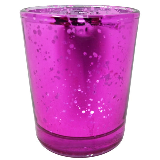 *NO CA*Pink Mercury Glass Votive Candle Holder C/P 72 Richland