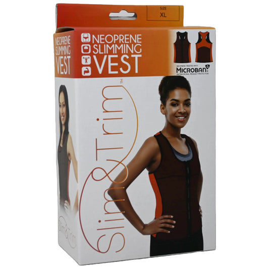 XL 2-TONE CORAL NEOPRENE VEST (BOXED) C/P 12
