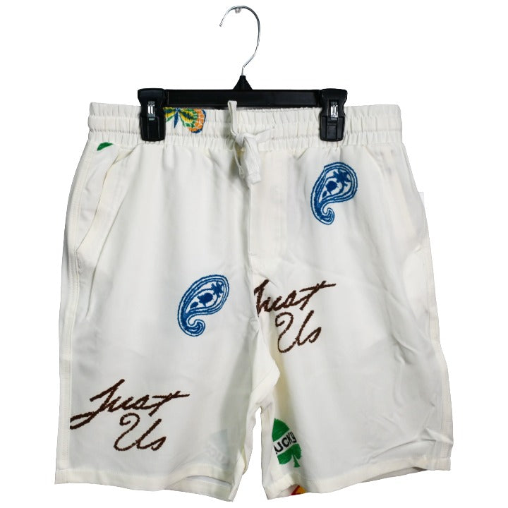Mens Ecru Volley Shorts C/P 60 Drill Clothing Co.