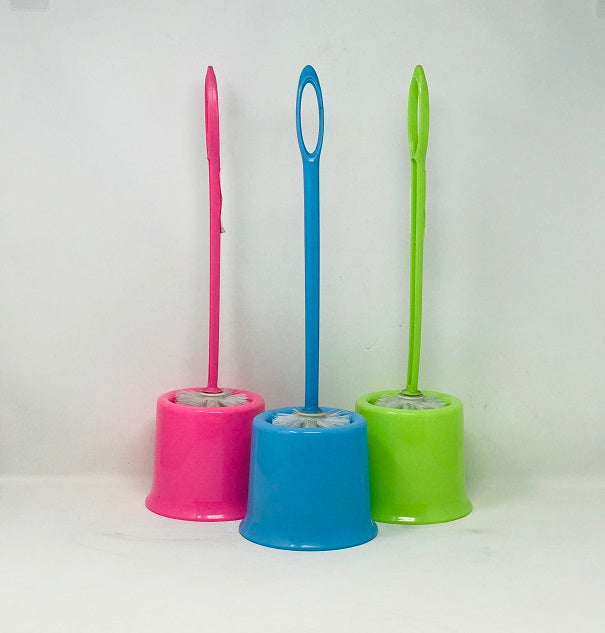 TOILET BRUSHWHLDR,18.25''H 3ASSTD C/P 36
