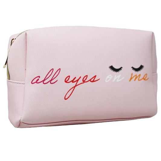 *OUTSIDE OF CA* LRG RECT. PRINTED COSMETIC BAG C/P 40