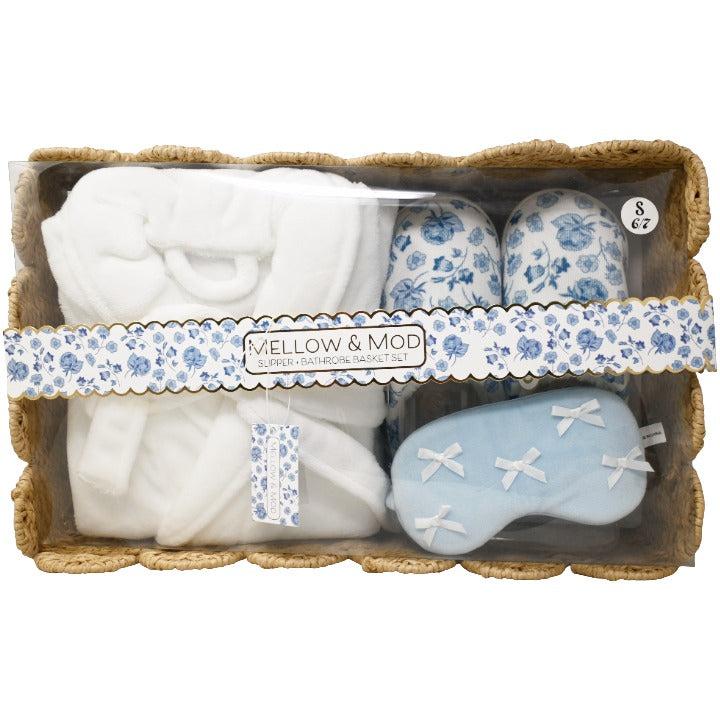 Wht Robe Basket Set C/P 4 Mellow & Mod