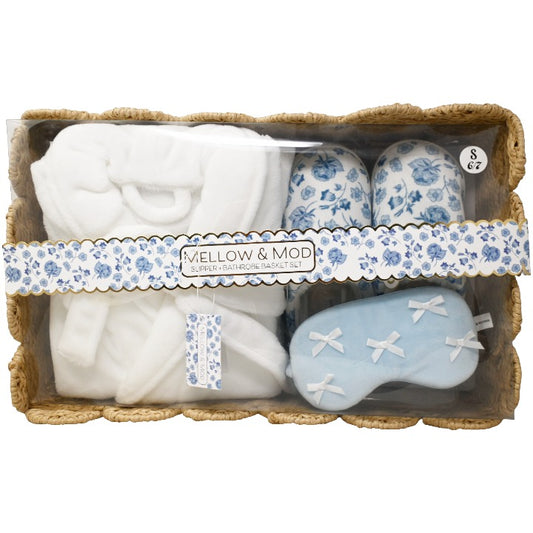 Wht Robe Basket Set C/P 4 Mellow & Mod
