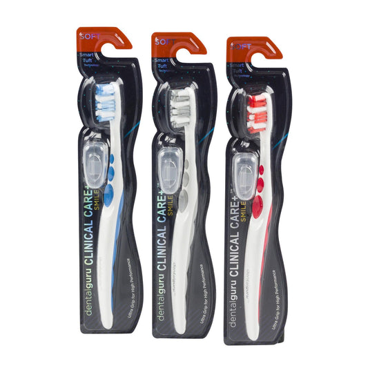 DENTAL GURU CLINICAL CARE+SMILE TOOTHBRUSH (SOFT) C/P 24
