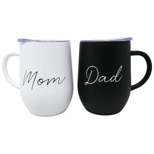 2pk Mom Dad Mug Set C/P 12