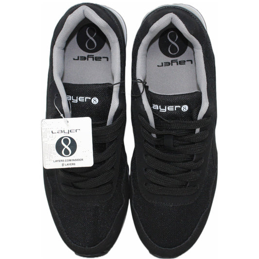 WOMEN BLACK VINTAGE SNEAKER ASST SIZE C/P 18