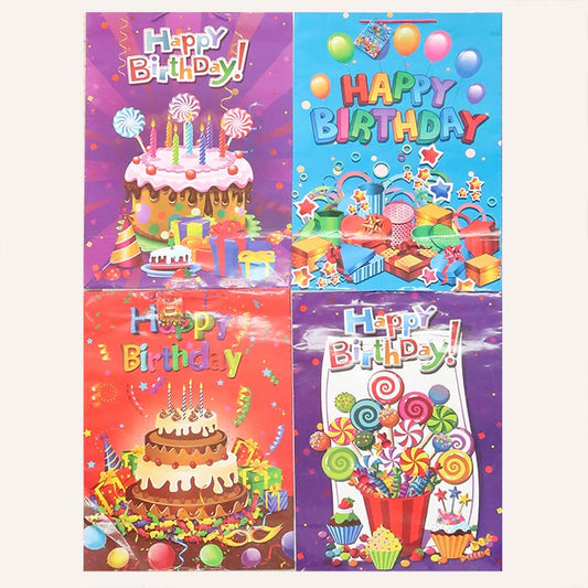4 Asst Md Bday Gloss Bag C/P 240